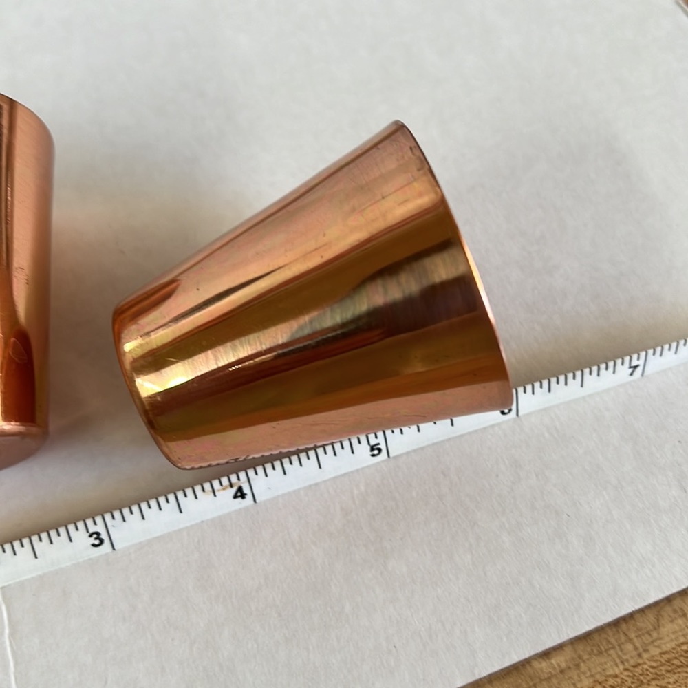 Copper Shot glasses - Picture 5 of 6